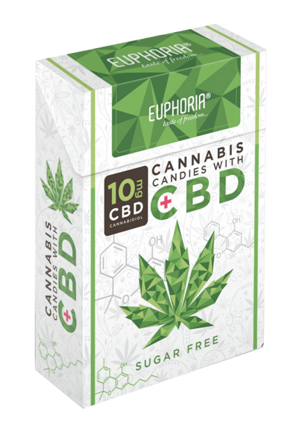 Bomboane CBD 'Euphoria', 10mg, 36g