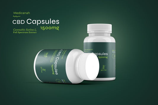 Canabis Oil Capsule CBD, Full Spectrum, 60 capsule, 25mg (1500mg)