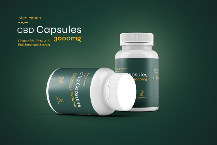Pachet PROMO 3+1 Canabis Oil Capsule CBD, Full Spectrum, 60 capsule, 50mg (3000mg)