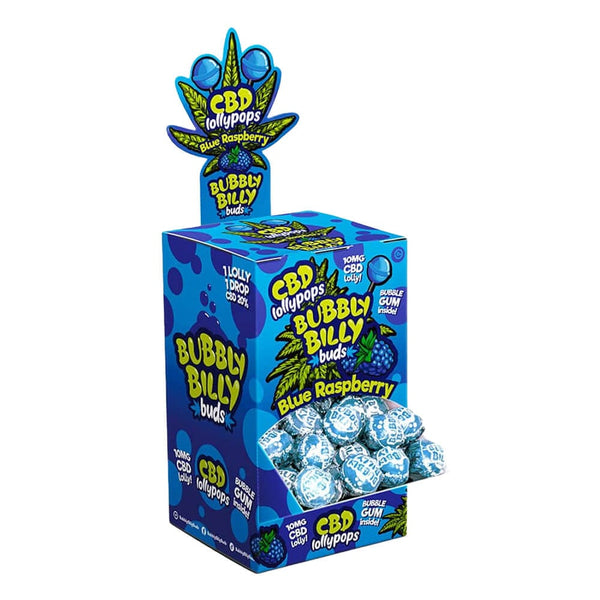 Acadele CBD, Bubbly Billy Buds, Zmeura Albastra, 10mg