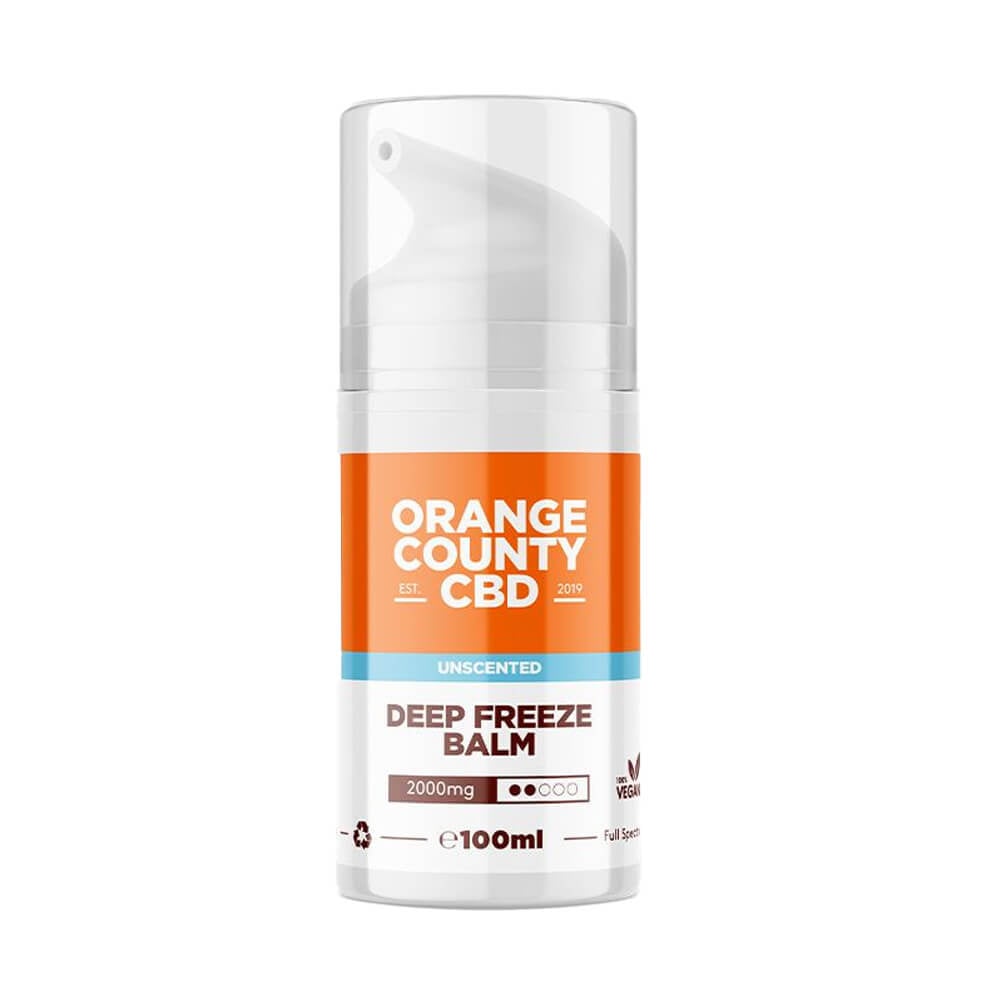 Balsam CBD, 2000mg, Orange County CBD, Deep Freeze Muscle Balm, 100ml