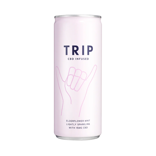Bautura racoritoare CBD, TRIP, Elderflower Mint, 250ml