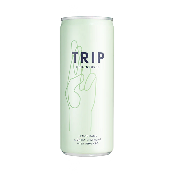 Bautura racoritoare CBD, TRIP, Lemon Basil, 250ml
