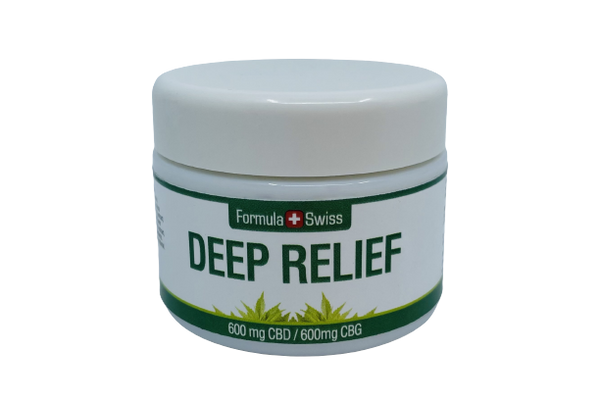 Crema CBD+CBG, Deep Relief Cream 600mg+600mg, 30ml