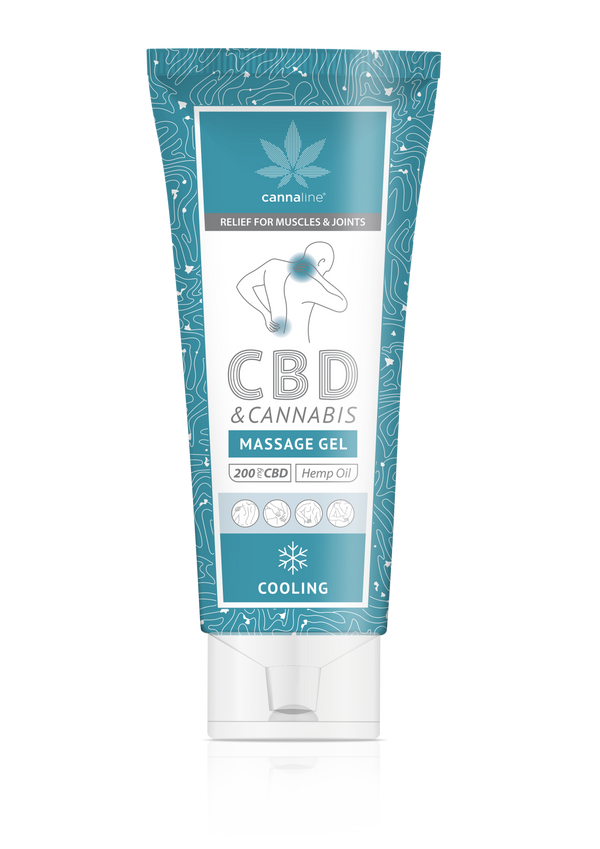 Gel racoritor CBD, Muschi și articulatii tensionate, Cannaline, 200mg