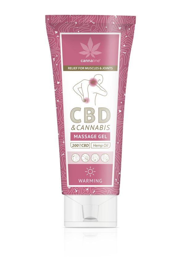 Gel incalzitor CBD, Muschi și articulatii tensionate, Cannaline, 200mg