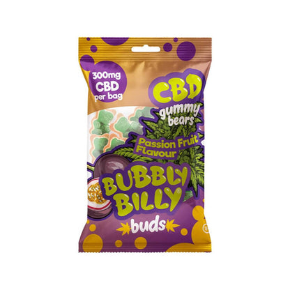 Jeleuri CBD, Bubbly Billy Buds, Fructul Pasiunii, 300mg