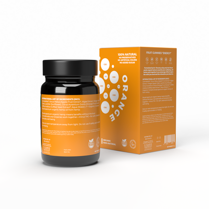 Jeleuri CBD, Endoca, ENERGY, Portocale, 1800mg