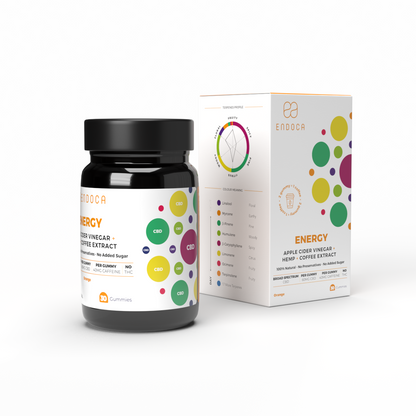 Jeleuri CBD, Endoca, ENERGY, Portocale, 1800mg