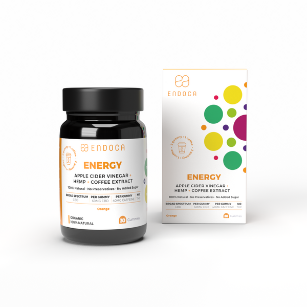 Jeleuri CBD, Endoca, ENERGY, Portocale, 1800mg