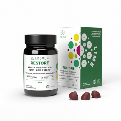 Jeleuri CBD, Endoca, RESTORE, Lime, 1200mg