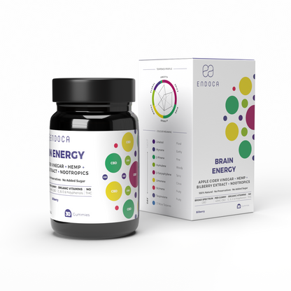 Jeleuri CBD, Endoca, BRAIN ENERGY, Bilbery, 1200mg