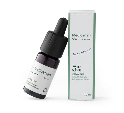 Pachet PROMO 4+1, Ulei CBD 5%, 500mg, Full Spectrum, Premium, 10ml