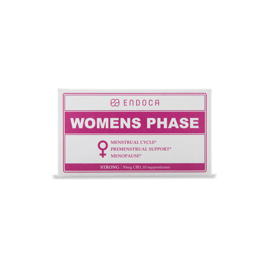 Supozitoare CBD, 500mg, Endoca, Menstruatie, 10 buc