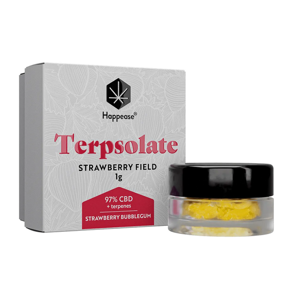 Terpsolate CBD + terpeni, 97%, 1gr, HAPPEASE, Strawberry Bubblegum