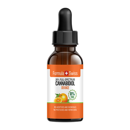 Ulei CBD 3-30%, Premium, Portocale, 10ml