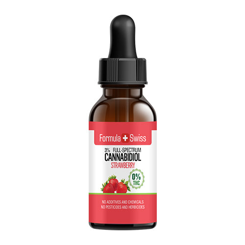 Ulei CBD 3-30%, Premium, Capsuni, 10ml