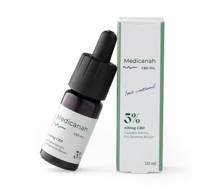 Ulei de Canabis CBD 5%, 500mg, Full Spectrum, Premium, 10ml