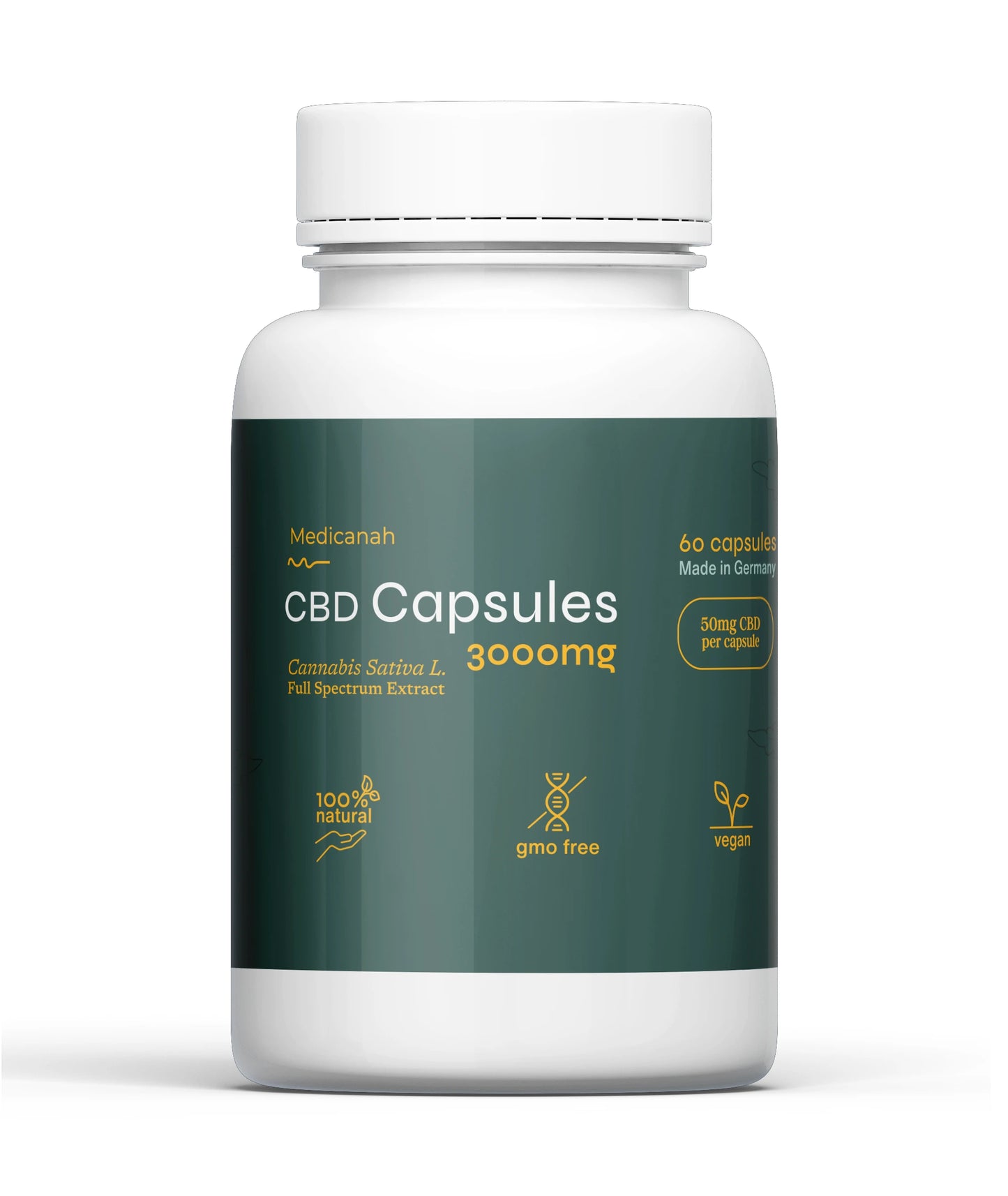Pachet PROMO 3+1 Canabis Oil Capsule CBD, Full Spectrum, 60 capsule, 50mg (3000mg)